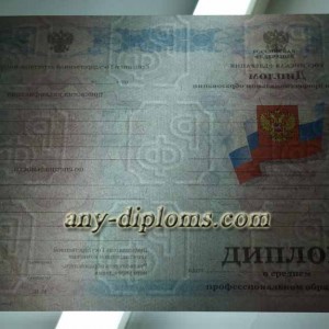 Диплом среднее профессиональное образование 2011 год