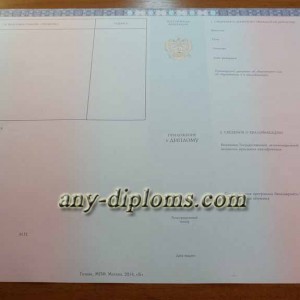 Диплом бакалавра 2014-2017 год (Москва)