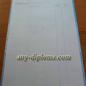 Диплом магистра 1997-2003 год