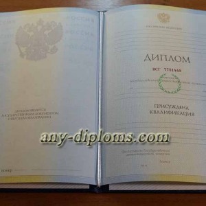 Диплом специалиста 2004-2010 год