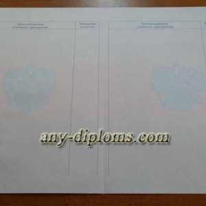 Аттестат о среднем общем образовании 2014 год